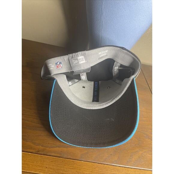 Carolina Panthers New Era 39thirty Flex Fitted Hat Cap M-L Never Worn/ No Tags - Picture 6 of 7
